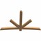 Ekena Millwork Alberta Smooth Timber Gable Bracket, Western Red Cedar, 96"W x 60"H x 3 1/2"D x 5 1/2"F, 15/12 Pitch GBW096X60X0406ALB00SWR - alternate 2